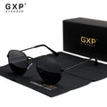 GXP Fashion Anti-glare Sunglasses Men Polygon Retro Sunscreen Glasses Leisure Glasses Outdoor Polarized Driving Eyewear UV400