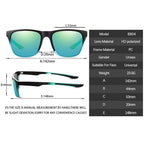 Fashion Square Polarized Sunglasses man Driving Fishing Luxury Brand Designer UV400 Eyewear