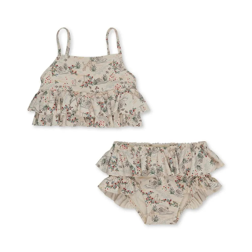 2025 Summer Baby Girls KS Swimwear Sets One Piece Kids swan Swimsuits Holiday Outwear Toddler Girl Sequin Swim Bikini Shorts Cap