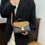 2024 New Luxury Fashion Printed Women's One Shoulder Handheld Bag Hot Sale Small Square Bag Versatile High Quality Crossbody Bag