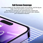 1-3PCS Oleophobic Coating Privacy Screen Protector for iPhone 17 Pro Max 15 14 13 12 11 16 XR X XS 7 8 Plus Anti-Spy Protector