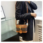 Brand Designer Women's Printed Box Bag Handbags Ladies Retro Patchwork Handbags Wild Portable Shoulder Corssbody Cosmetic Bag