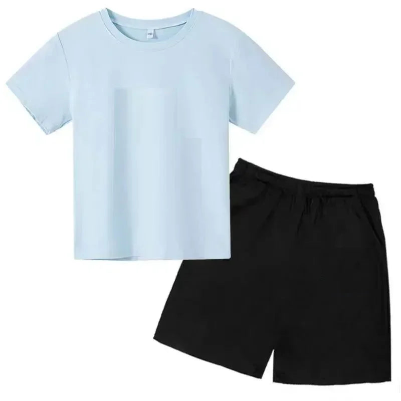 Casual Anime Kids Spring Autumn 2-Piece Set, Hoodie + Jogger Pants, Tracksuit for Boys & Girls Aged 2-13, Street Style Children'