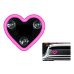 Universal Car Solar Heart-shaped Light Car Window LED Peach Heart Atmosphere Lamp for Car Exterior Interior Decoration