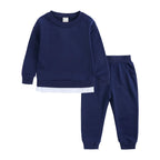 2026 Autumn Kids Sweatshirt Outfits Children Korean Sweatwear+Pants Casual Sports Pullovers Suit For Toddler Baby Girl Boy Sets