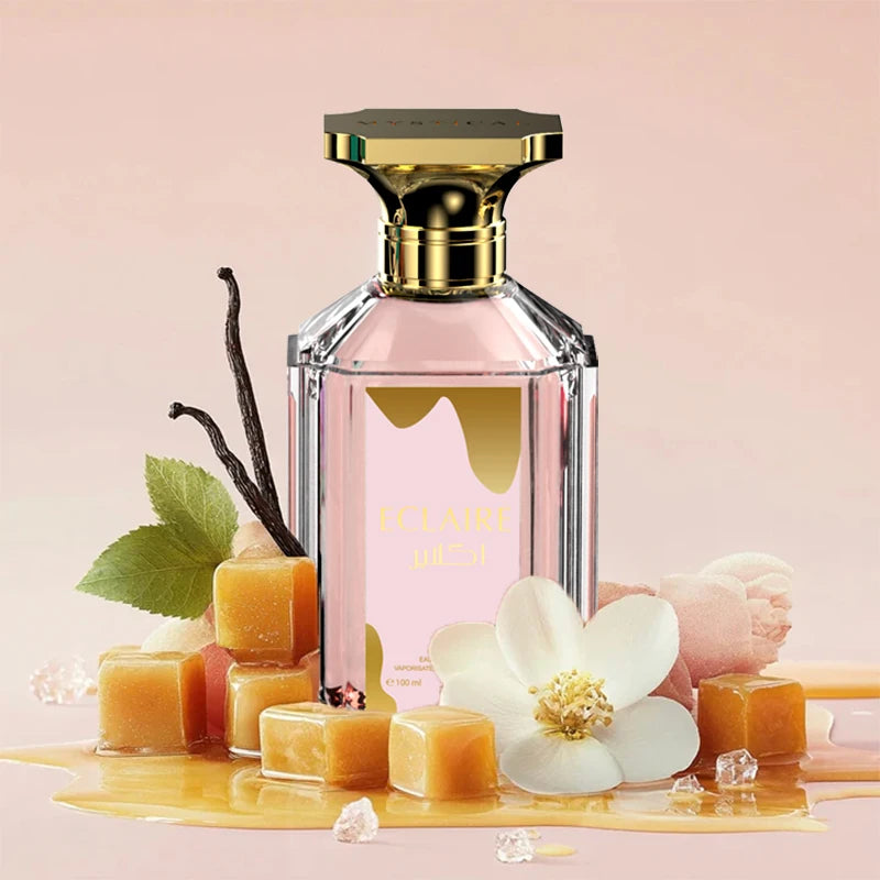 Eclaire Perfume - Vanilla, Caramel, Sweet, Floral - Eau de Parfum Long-Lasting Fragrance for Women, 3.40 Ounce / 100 ML
