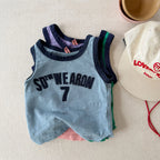 2026 Summer New Children Sleeveless T Shirts Cotton Toddler Girls Casual Vest Baby Thin Letter Print T Shirts Kids Clothes