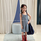 2026 Summer New Children Loose Casual Overalls Toddler Girls Sling Jumpsuit Cotton Boys Thin Striped Strap Shorts Kids Clothes