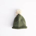 Kids Winter Hats For Newborn Boys Crochet Bonnet Casual Toddler Girl Cute Cap Children Solid Baby Boy Knitted Warm Beanies