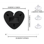 New Solar Atmosphere Light Heart-shaped Dynamic Gradient LED Fit Car Interior Ambient Light Decoration Accessory RGB