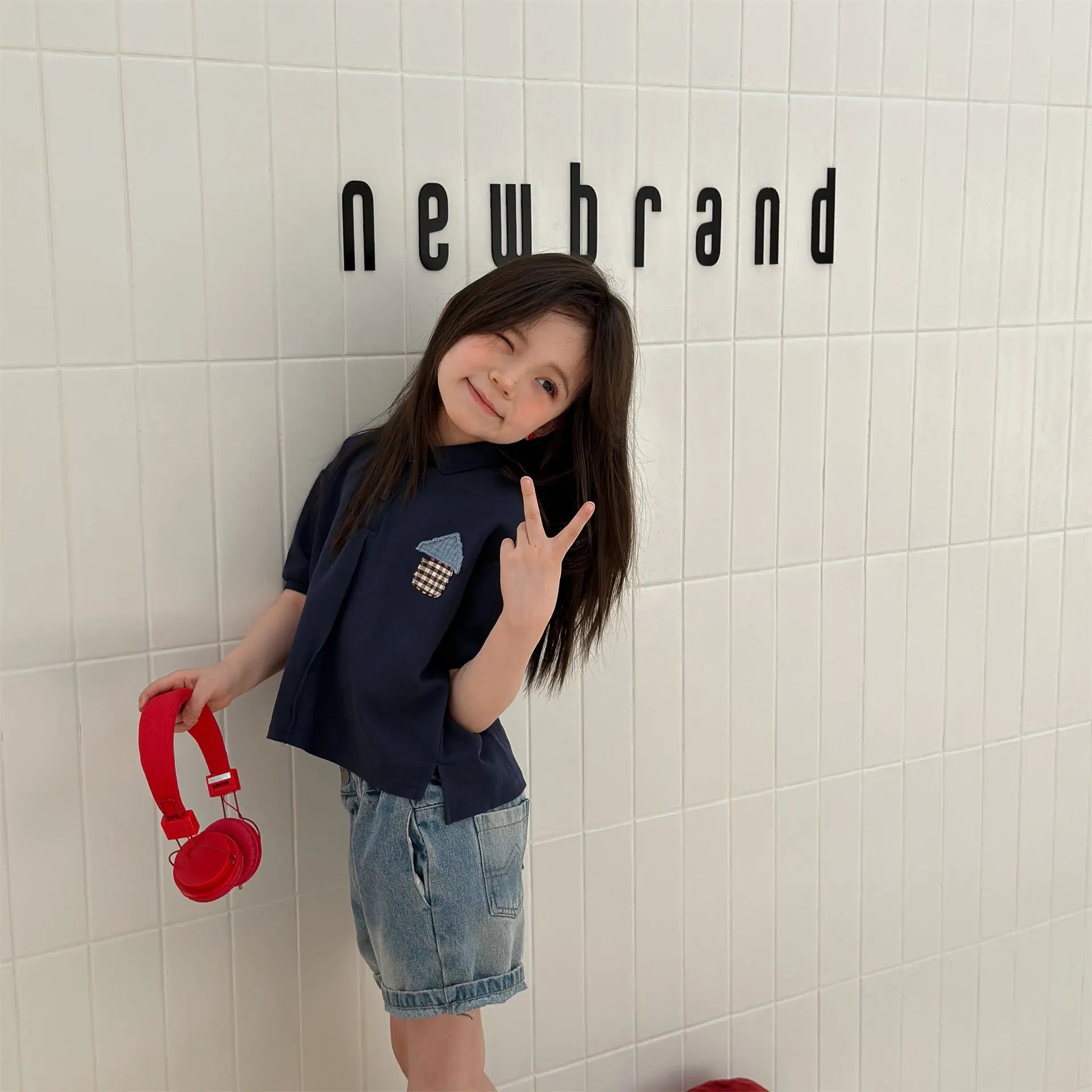 2026 Summer New Children Short Sleeve T Shirts Cotton Boys Casual Polo Shirts Girls Cute Cartoon Lapel Tops Kids Clothes