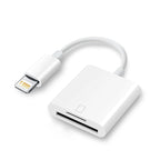 For iPhone Card Reader Memory Card Adapter for iphone 14 13 12 8Pin To SD TF Camera Card Reader Data Converter OTG Data Cable