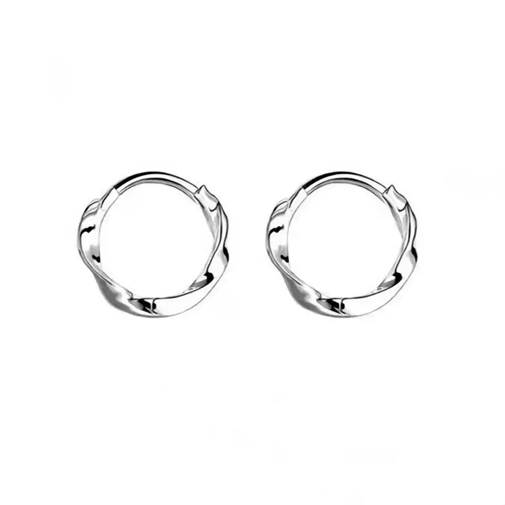 New Hot Sell Trendy Plated Gold Color Circle Earrings for Women Ear Hoop Earring Classic Jewelry