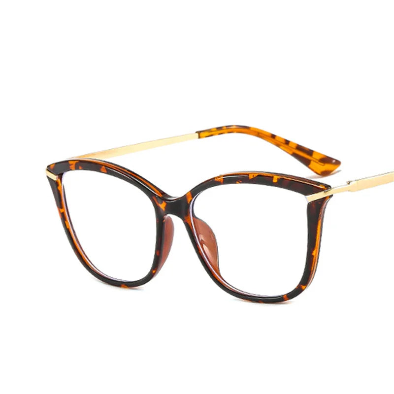 TR90 Fashion Myopia Glasses Frame Retro Brand Designer Cat Eye Optical Prescription Eyeglasses Women Computer Eyeglasses Girls