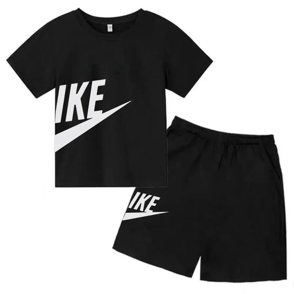 Casual Anime Kids Spring Autumn 2-Piece Set, Hoodie + Jogger Pants, Tracksuit for Boys & Girls Aged 2-13, Street Style Children'