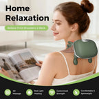 New Neck Massager Finger Pressure Shiatsu Neck Back and Shoulder Massager Electric Kneading Neck Deep Massage Muscle Relax