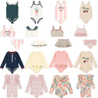 New Children's 26 Summer KS Boys and Girls Cute Printed Swimsuit Children's Fashion Set