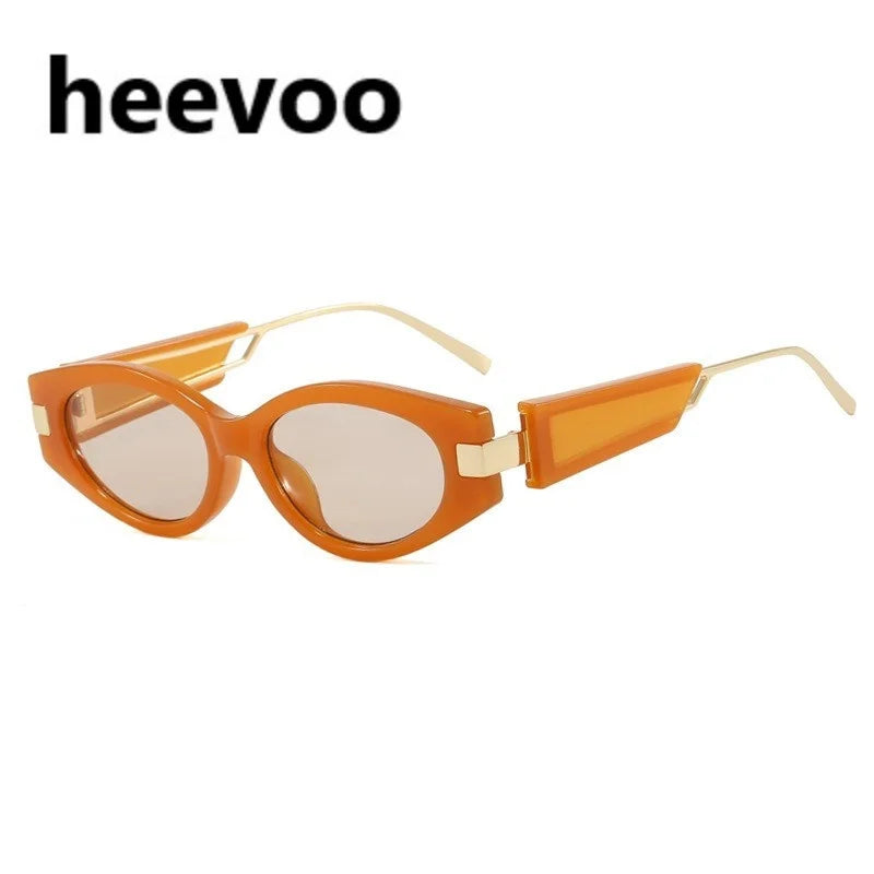 Small Frame Y2k Sunglasses Women Brand Designer Vintage Punk Sun Glasses Female Personality Fashion Shades Oculos De Sol