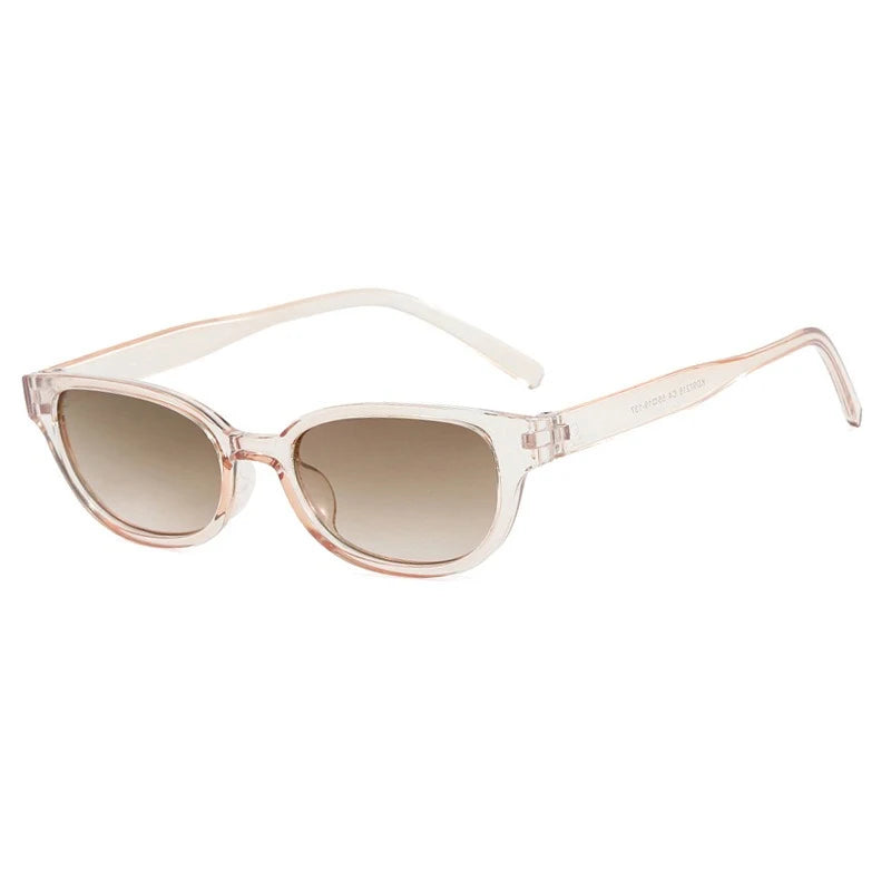 Retro Small Frame Cateye Sunglasses Women Brand Designer Vintage Cat Eye Sun Glasses Shadow for Female UV400 Oculos De Sol