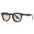 Vintage Punk Square Sunglasses Women Brand Fashion Concave Sun Glasses Men Shades UV400 Olive Green Leopard Rivets Eyewear