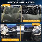 Car Coating Spray Kit 300ml Nano Ceramic Hydrophobic Coating Paint Protection Set With Sponge Cloth Scratch Repair High Gloss