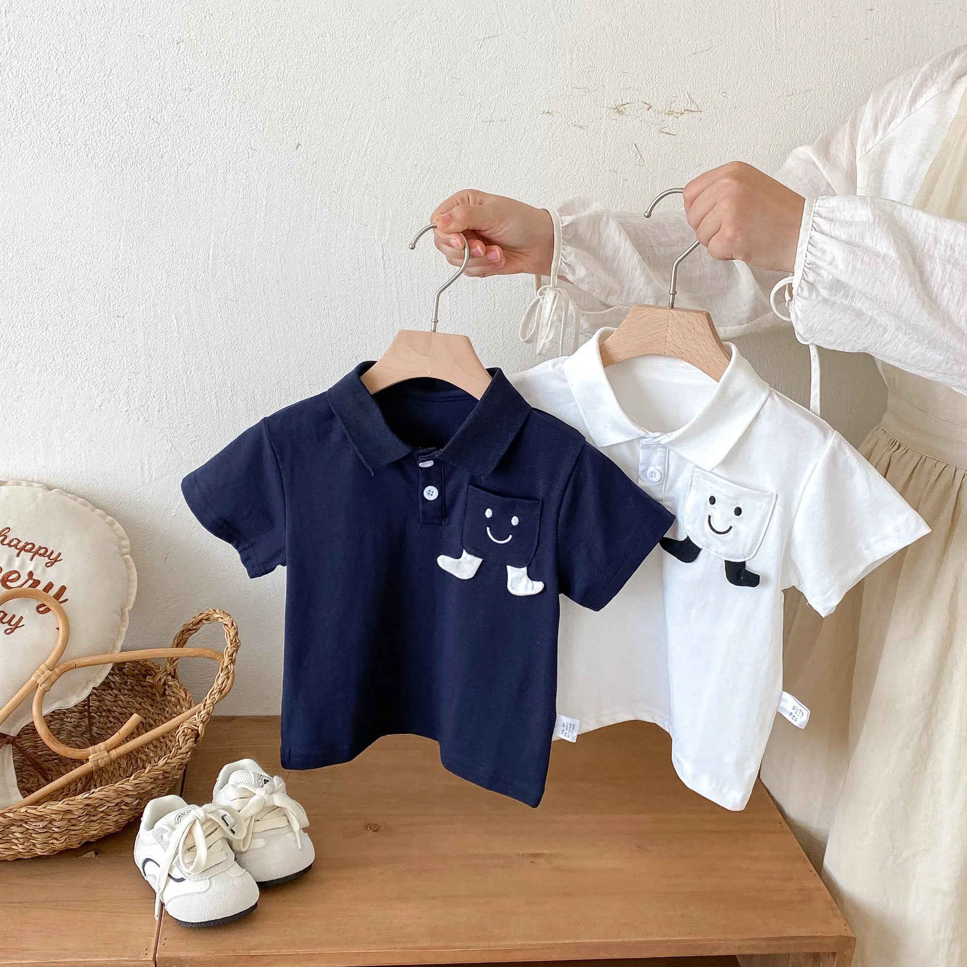 2026 Summer New Children Short Sleeve T Shirts Cotton Boys Girls Cute Cartoon Polo Shirts Toddler Casual T Shirts Kids Clothes