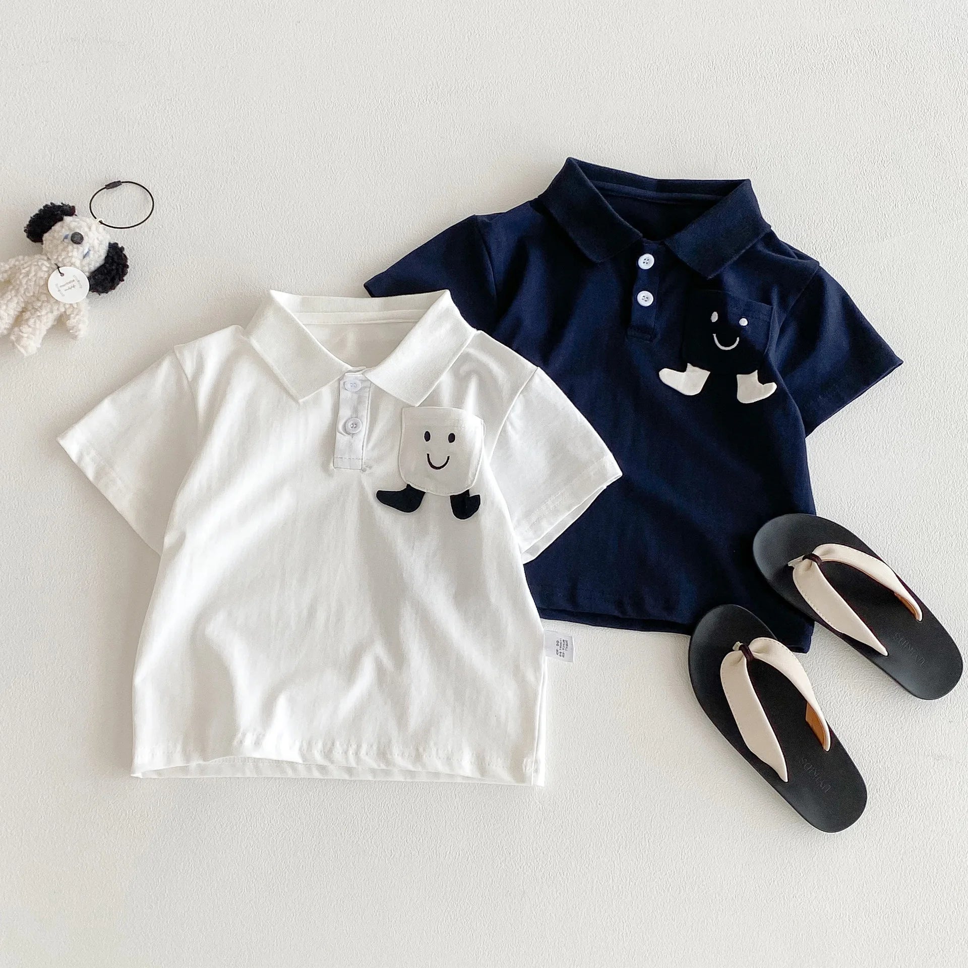 2026 Summer New Children Short Sleeve T Shirts Cotton Boys Girls Cute Cartoon Polo Shirts Toddler Casual T Shirts Kids Clothes