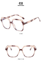 Eye Glasses Frame Fashion Casual Plain Glasses Anti Blue Light Retro Square Eyeglasses without Degrees Colorful Frame Eyewear