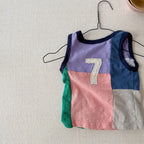 2026 Summer New Children Sleeveless T Shirts Cotton Toddler Girls Casual Vest Baby Thin Letter Print T Shirts Kids Clothes