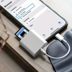 For iPhone Card Reader Memory Card Adapter for iphone 14 13 12 8Pin To SD TF Camera Card Reader Data Converter OTG Data Cable