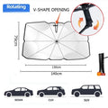 Car Sunshade Windshield Umbrella Car Front Sun Shade Parasol Foldable Protection Car Seat Heat Insulation Car Accessories