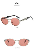Retro Round Metal Sunglasses Women Glasses New Fashion Leopard Sun Glasses Trendy Brand Designer Eyewear Female Male UV400
