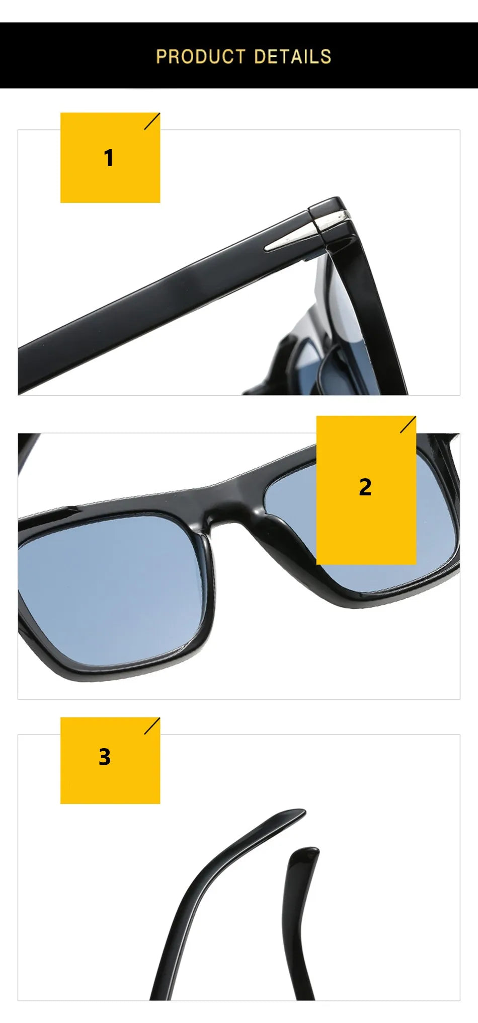 Classic Square Sunglasses Men's Women Male 2022 Brand Design Sun Glasses Men Oculos De Sol Gafas UV400 Retro Driving Eyewear