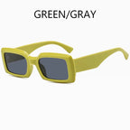2022 Pink Shades Women Small Sunglasses Black Fashion Square Glasses Vintage Retro Green Glasses Female Unisex Oculos Feminino