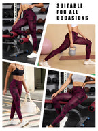 Super Soft High Waisted Tie Dye Sport Leggings for Women No See Through Workout Running Yoga