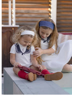 AP SS26 Nautical jersey cotton collection summer boys girls fashion casual clothing dress set shirt