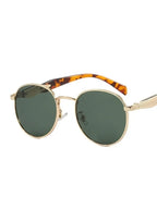 Vintage Round Metal Sunglasses Women New Fashion Retro Sun Glasses Female Brand Designer Ins Trendy Eyewear Male UV400