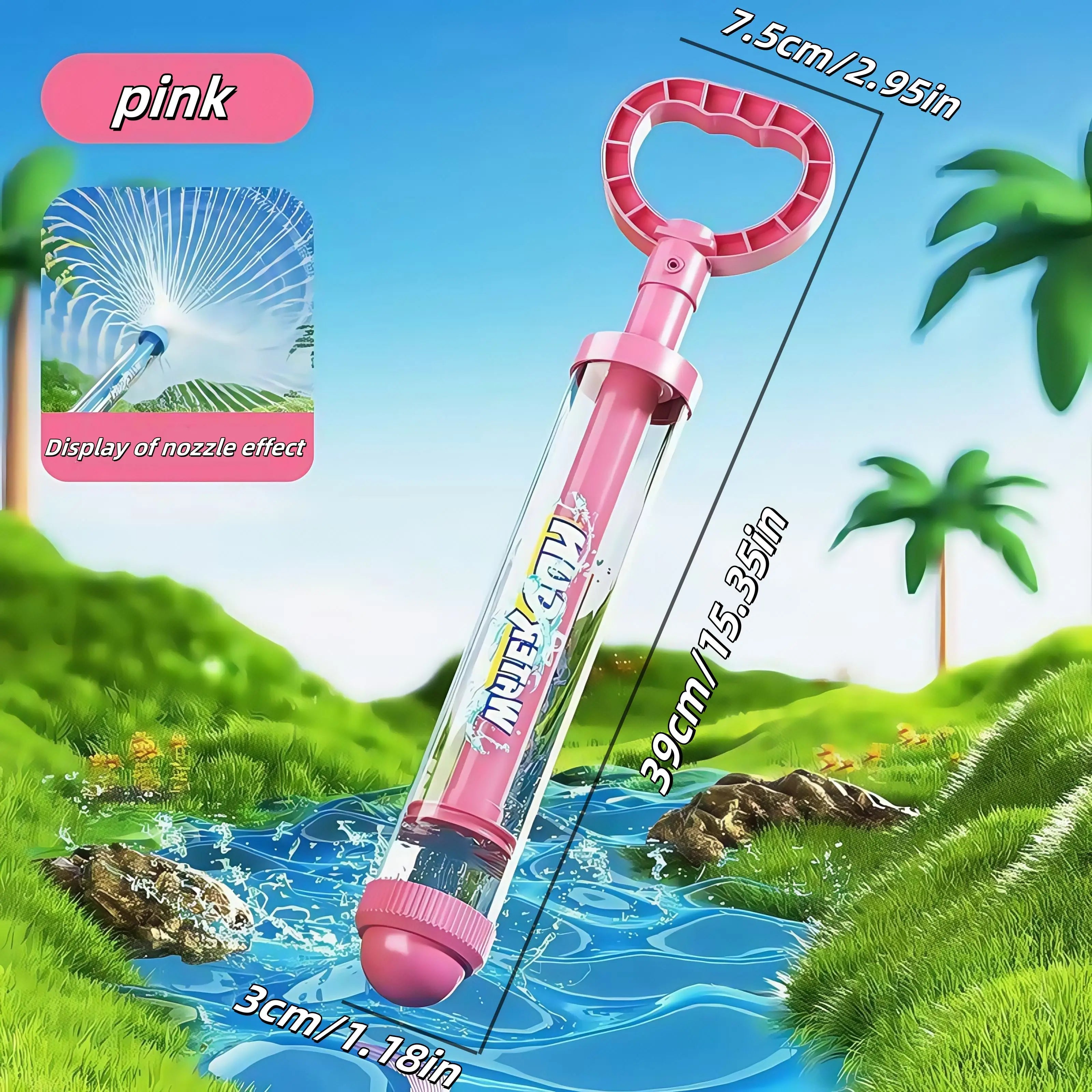 Fireworks Water Gun, Water God Tool Beach Small Water Spray Pulling Fireworks Water Gun Children Drifting Play Gift Toy