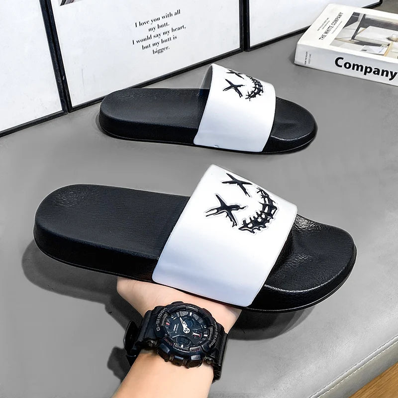Shoes Summer Men's Slippers Shoes Man Soft Slides Non-slip Casual Indoor Outdoor EVA Sandals Beach Garden Fashion For youngster
