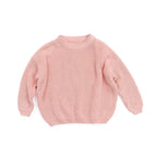 Autumn Newborn Baby Girl Boy Knitted Long Sleeve Warm Sweater Winter Candy Colors Loose Pullover Casual Tops Kids Clothes 3M-5Y