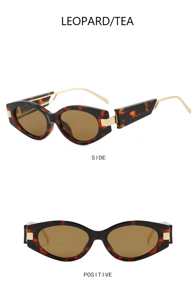 Small Frame Y2k Sunglasses Women Brand Designer Vintage Punk Sun Glasses Female Personality Fashion Shades Oculos De Sol