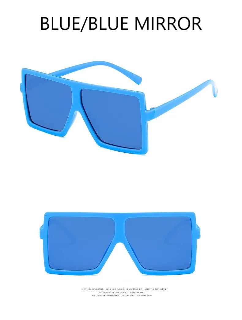 2024 Fashion New Sunglasses Square Boys Girls Brand Eyeglasses Infant Shades Baby Boys Girls Eyewear Gafas De Sol