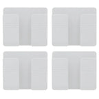 4/2/1Pcs Multifunction Punch Free Wall Mounted Storage Box Organizer TV Remote Control Mounted Mobile Phone Plug Charging Holder