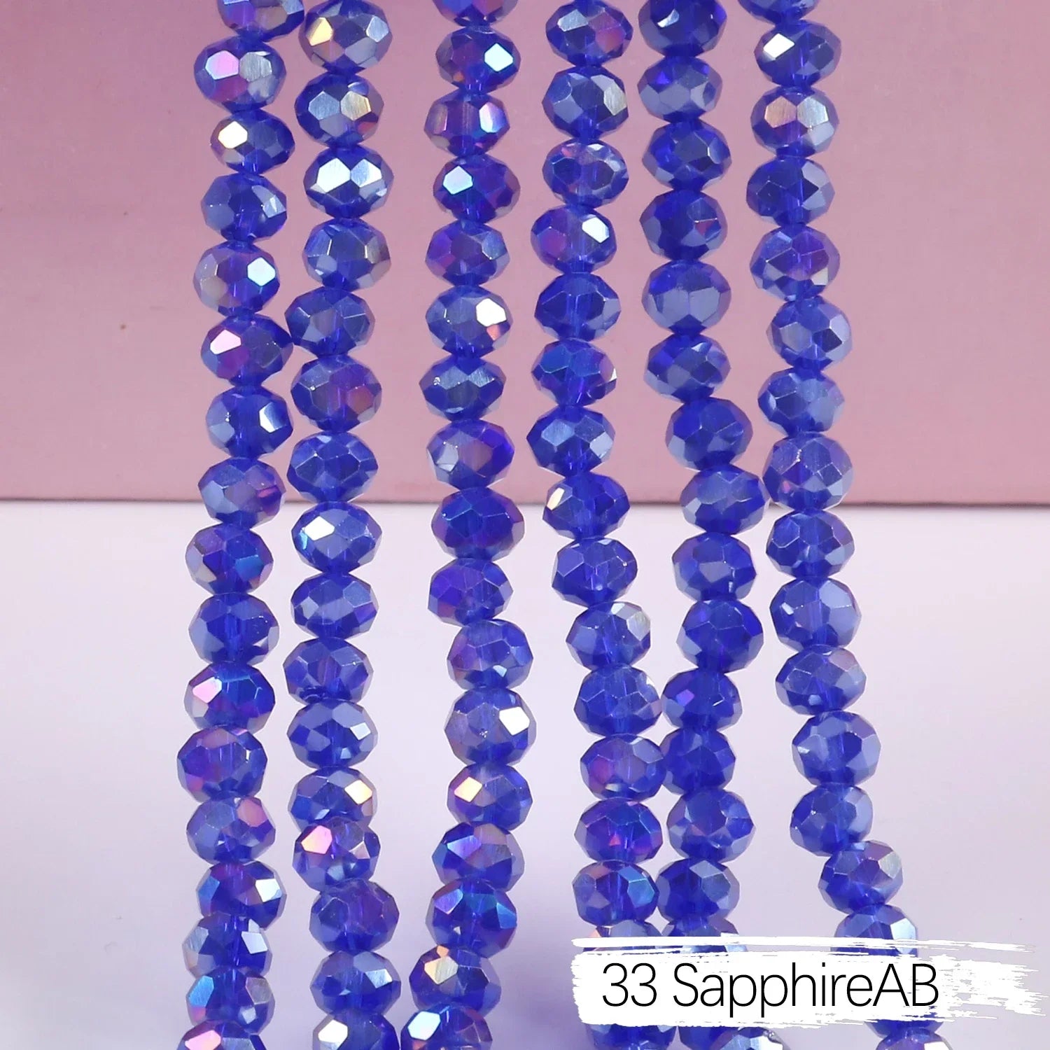 2mm 4mm 6mm 8mm Rondelle Austria Crystal Beads Faceted Glass Beads Loose Spacer Beads for DIY Bracelet Garment Making
