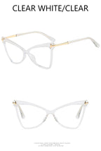 Cat Eye Oversized Glasses Frame TR90 Glasses Personality Fashion Butterfly Computer Glasses Triangle Eyewear 2024