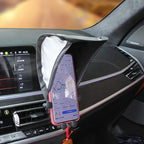 Mobile Phone Sunshade Rain Sun Silver Plated Car Phone Holder Umbrella UV Heat Shield Motorcycle Phone Shade Stand