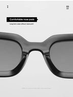 Punk Square Sunglasses 2022 New Ripple Funny Sunglasses Bump Cyberpunk Sunglasses Trendy Hip Hop Glasses UV400