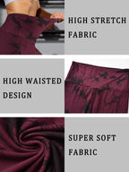 Super Soft High Waisted Tie Dye Sport Leggings for Women No See Through Workout Running Yoga