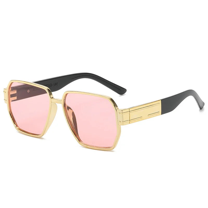 New Fashion Square Oversized Sunglasses Women Big Frame Colorful Sun Glasses Female Oculos Unisex Black Shades Gafas De Sol