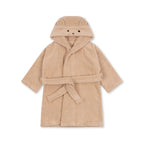 2026 KS Baby Boys Flannel Bathrobe Towel Children's Girls Toddler Girls Cherry Lemon Embroidery Cotton Hooded Bath Towel Pyjamas